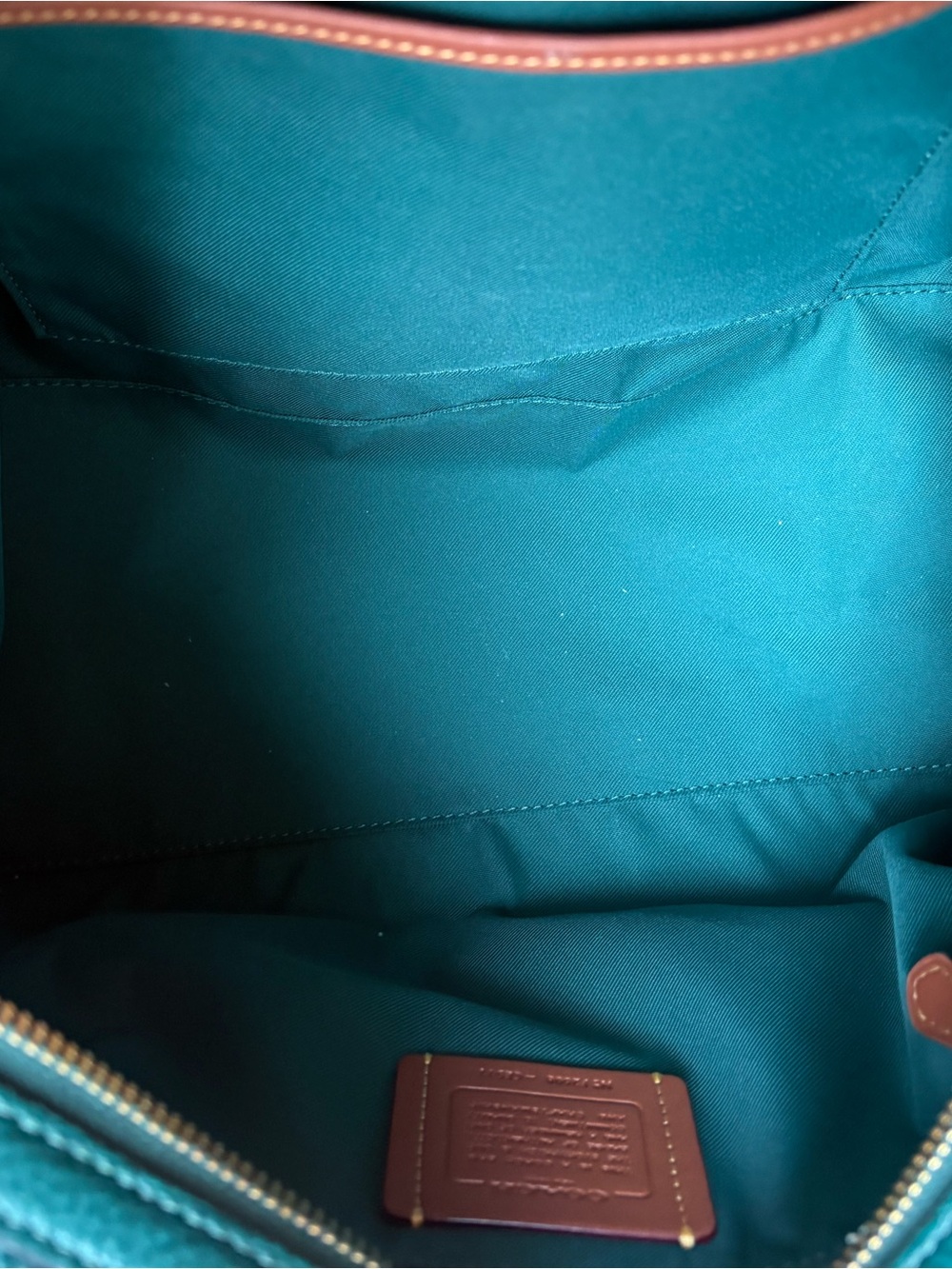 COACH Rowan Emerald Green Large - Picture 6 of 15